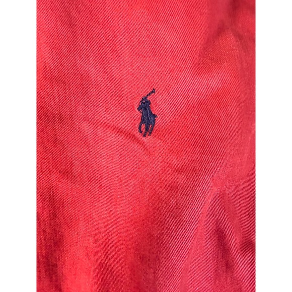 Vintage Polo Ralph Lauren Mens XL Red Harrington Jacket Corduroy Collar Plaid - Picture 2 of 11